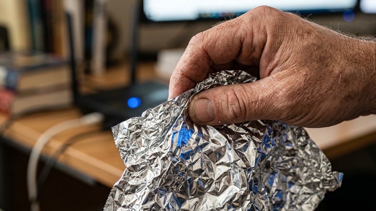 Como usar papel-alumínio no roteador