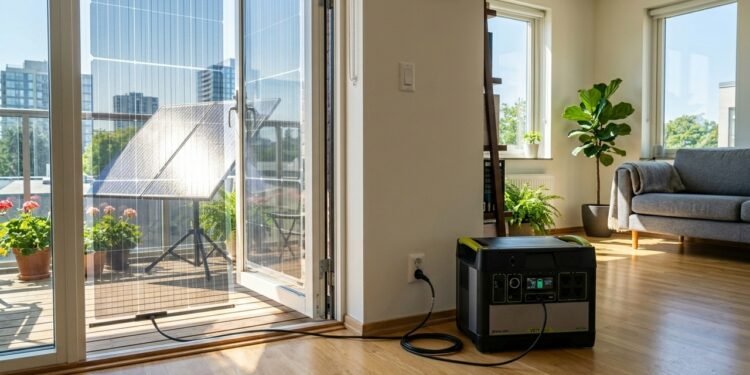 O gerador solar portátil que funciona direto na tomada e permite economizar energia sem instalar placas no telhado