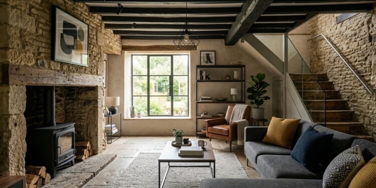 Projeto de interiores transforma casa antiga em um espaço moderno e cheio de personalidade