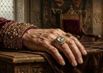O anel de diamantes no dedo do falecido Carlos IV: a única prova de que o maior tesouro da Boêmia realmente existe