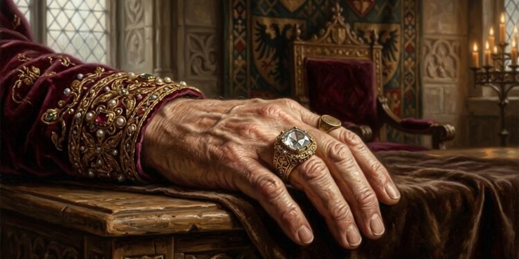 O anel de diamantes no dedo do falecido Carlos IV: a única prova de que o maior tesouro da Boêmia realmente existe