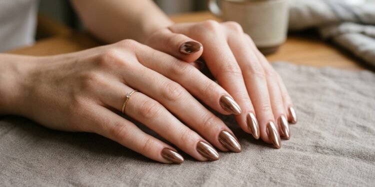 A cor de unha que está dominando o outono e deixa as mãos mais jovens e iluminadas