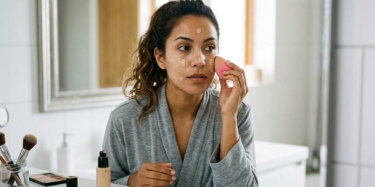 Efeito pele de porcelana: o segredo da base que deixa o rosto uniforme e natural