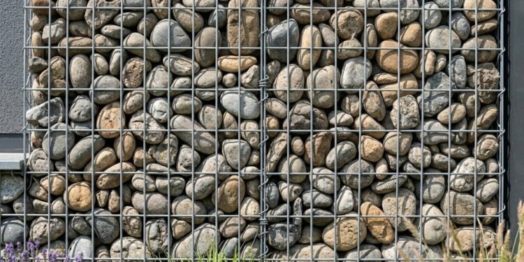 Por que os muros de pedra em gaiolas estão se tornando tendência em projetos residenciais