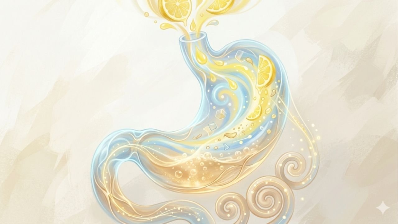 O que a água com limão em jejum realmente faz no estômago e na absorção de nutrientes