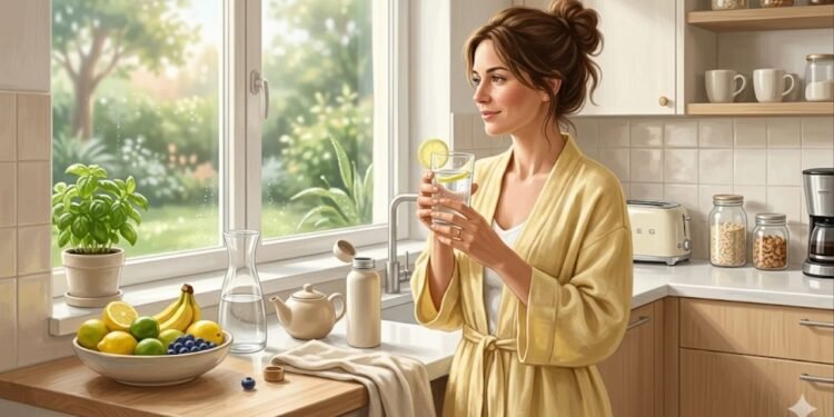 O que a água com limão em jejum realmente faz no estômago e na absorção de nutrientes