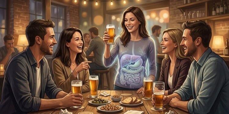 O que a cerveja faz ao intestino e no figado