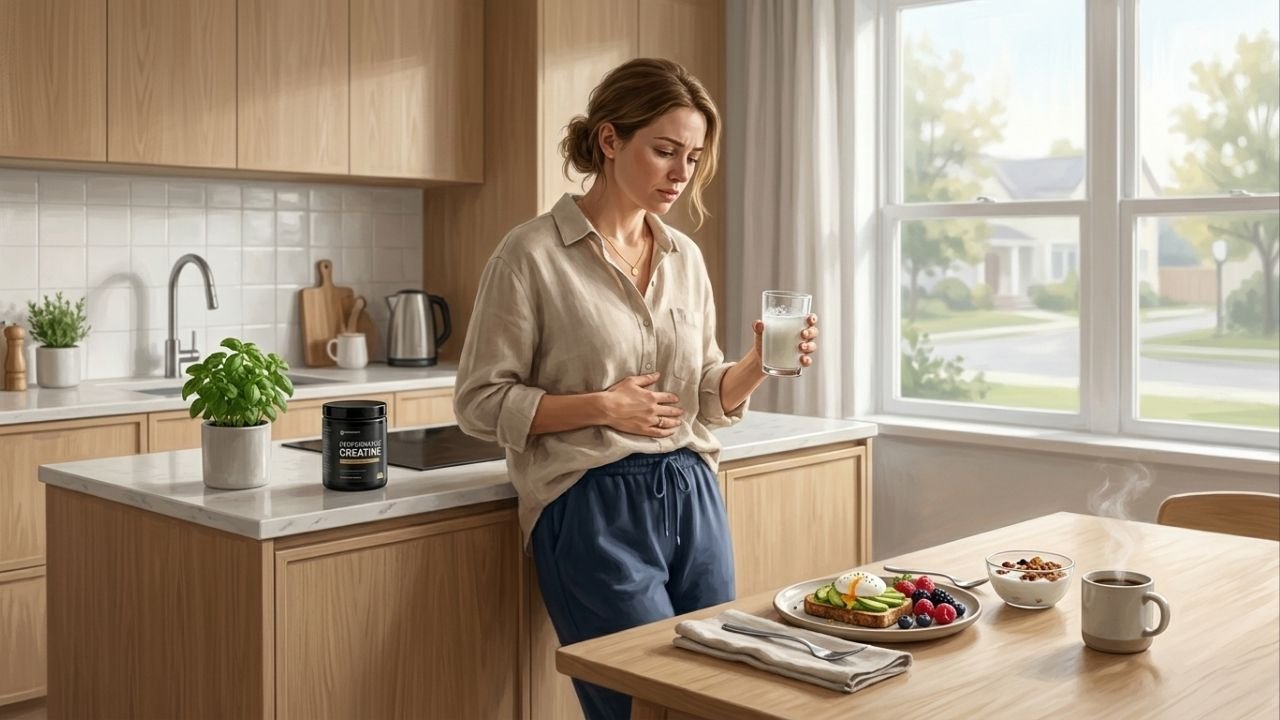 O que a creatina em jejum faz no fígado e na digestão