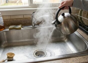 Jogar água quente nos canos: para que recomendam e quando isso ajuda na manutenção da casa