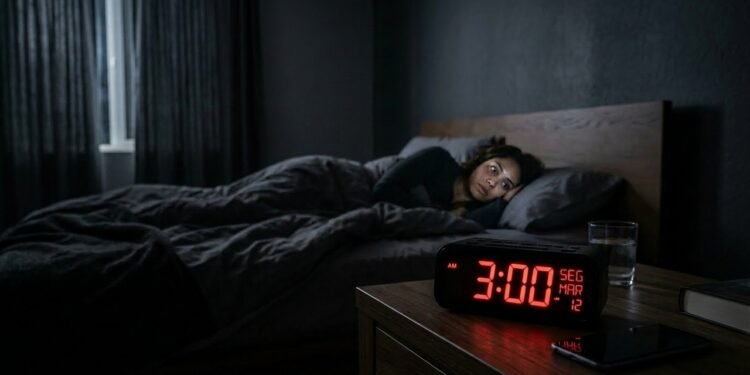 O que significa acordar sempre no mesmo horário durante a madrugada