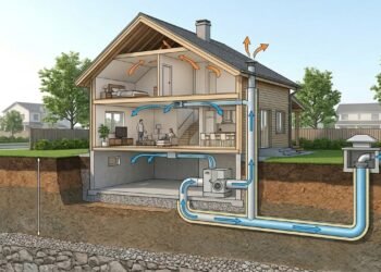 Por que arquitetos estão usando tubos subterrâneos para resfriar casas naturalmente sem ar-condicionado