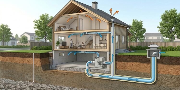 Por que arquitetos estão usando tubos subterrâneos para resfriar casas naturalmente sem ar-condicionado
