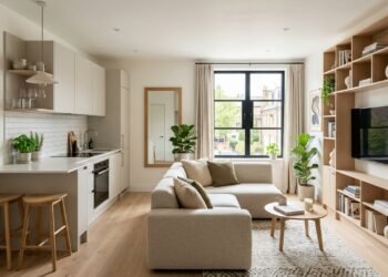 Designer transforma apartamento pequeno em um espaço sofisticado e funcional com soluções simples