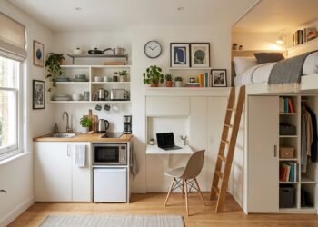 Quanto custa transformar um quarto pequeno em um studio funcional e elegante para morar sozinho