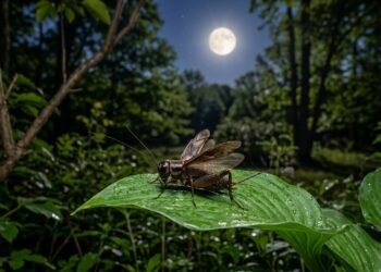 O significado de ouvir grilos à noite e por que isso é um sinal de boa sorte
