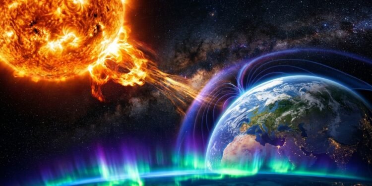 Uma poderosa tempestade magnética poderia paralisar a Terra