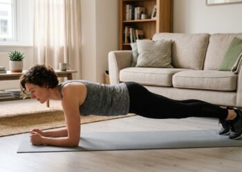 Os 5 melhores exercícios para fortalecer o abdômen sem sair de casa