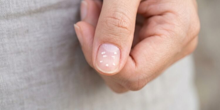 O que significa quando surgem manchas brancas nas unhas