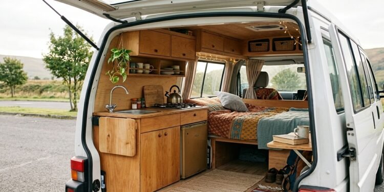 Quanto custa transformar uma van em uma casa móvel confortável para viajar e morar sozinho