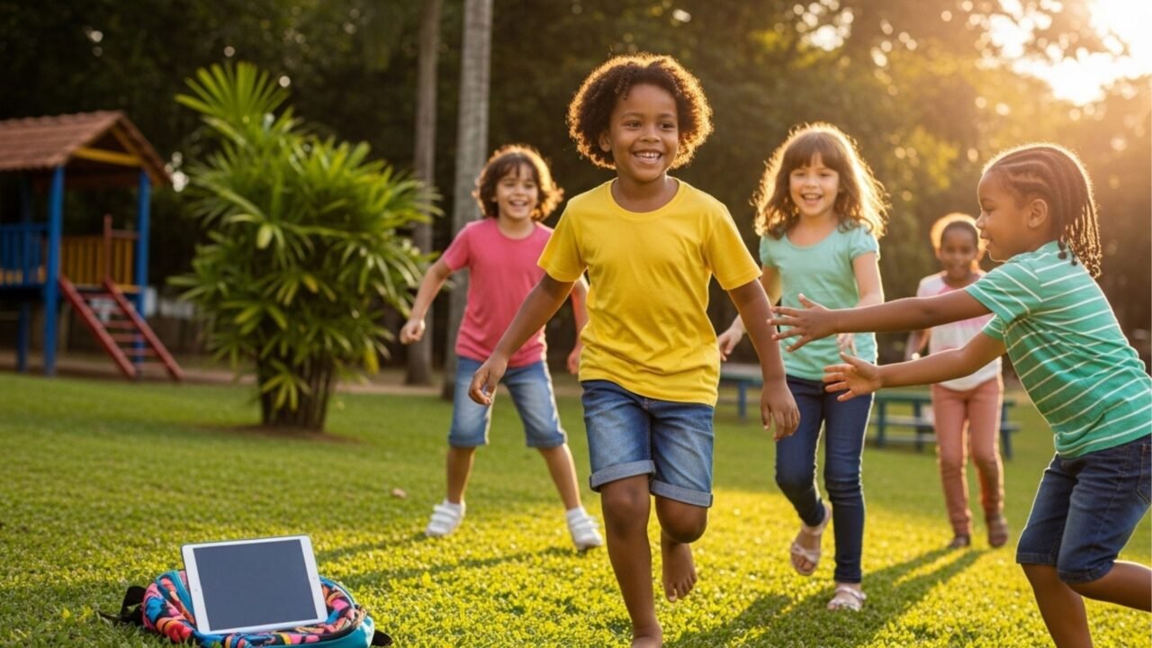 Estudos afirmam que crianças com tempo limitado em dispositivos digitais têm melhor capacidade de autorregulação e habilidades sociais