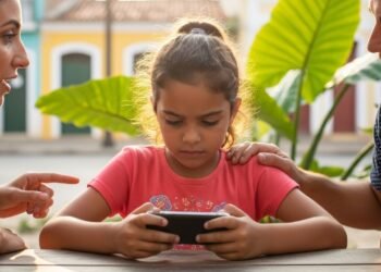 Estudos afirmam que crianças com tempo limitado em dispositivos digitais têm melhor capacidade de autorregulação e habilidades sociais