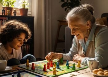 Estudos indicam que crianças que convivem com idosos regularmente demonstram maior compaixão e responsabilidade em suas interações sociais