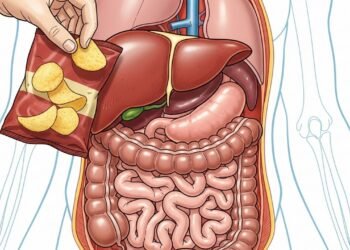 O que alimentos ultraprocessados fazem no intestino e no fígado
