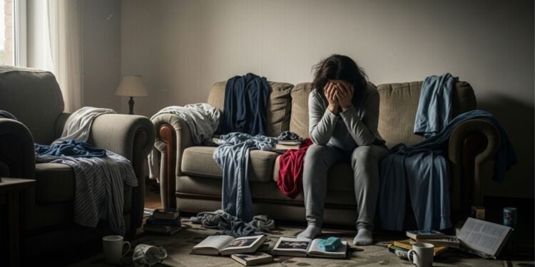A Psicologia revela que pessoas que deixam a casa bagunçada por dias não são desleixadas, muitas estão lidando com sobrecarga emocional