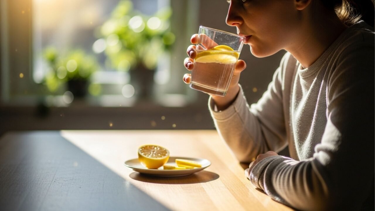 O que a água com limão faz no intestino e por que muita gente começa o dia com essa mistura