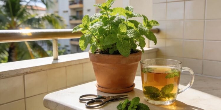 A folha perfumada que melhora a digestão, acalma o estômago e ainda é muito fácil de plantar em vasos na varanda