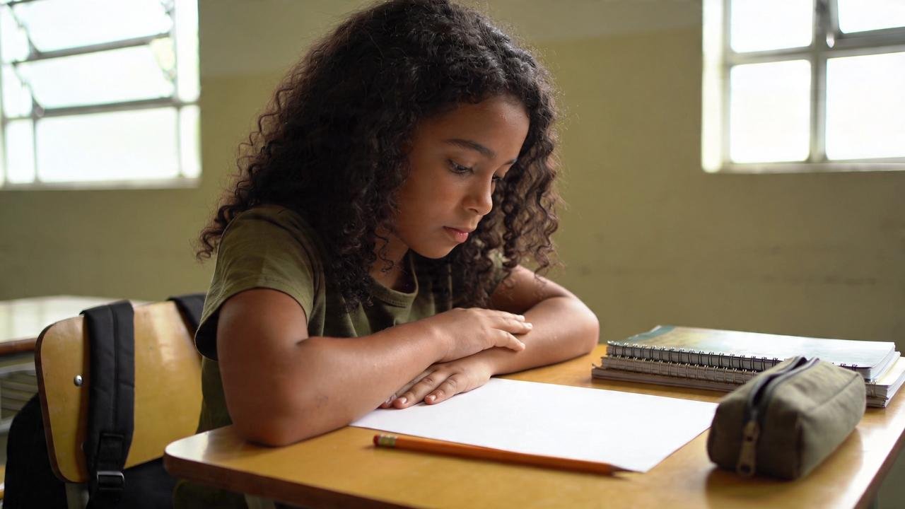 A criança muito quieta pode estar contendo sentimentos para não incomodar.