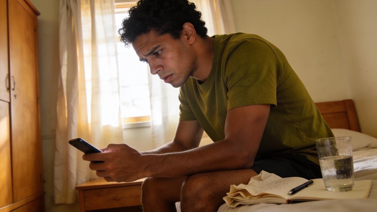 Hipervigilância emocional aparece ao revisar mensagens para evitar desagradar alguém.