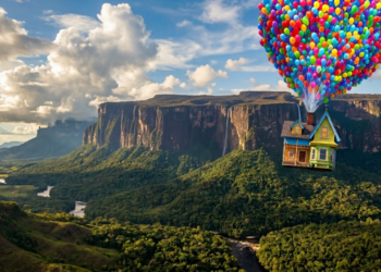 A montanha pré-histórica a 2.810 metros na fronteira do Brasil que inspirou o famoso filme Up Altas Aventuras da Pixar