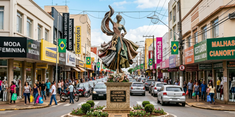 A Capital do Vestuário produz 60 milhões de peças por ano, 20% de todo o jeans, emprega metade da cidade e ainda tem vaga sobrando