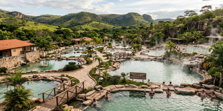 Chuvas de mil anos atrás aquecem piscinas brasileiras a quase 60 °C na maior estância termal do planeta