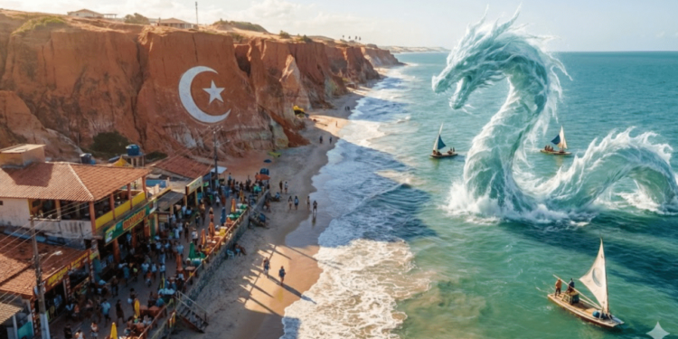 De vila de pescadores a destino global, a praia ligada ao “Dragão do Mar” atrai turistas estrangeiros com beleza natural e história marcante.