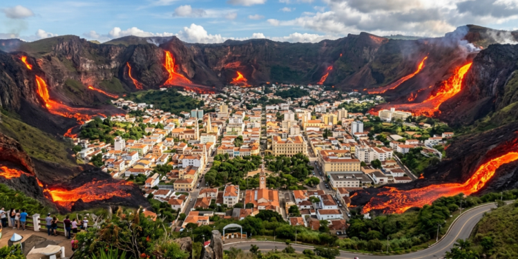 A única cidade do Brasil dentro de um vulcão extinto com águas termais a 45 °C que curam desde o Brasil Império