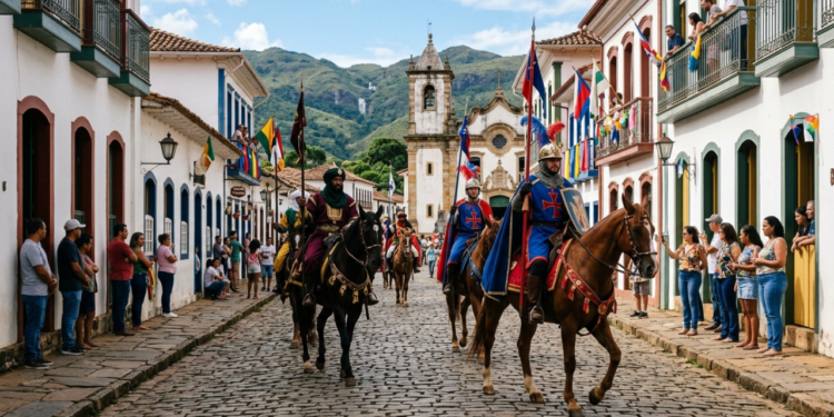 A cidade goiana com mais de 80 cachoeiras e cavaleiros que encenam batalhas medievais há 200 anos