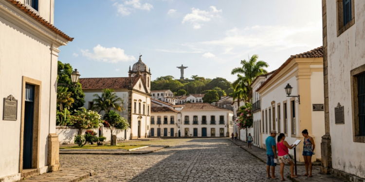Fundada em 1590, a 4ª cidade mais antiga do Brasil abriga o primeiro Cristo Redentor do país e uma praça única histórica nas Américas