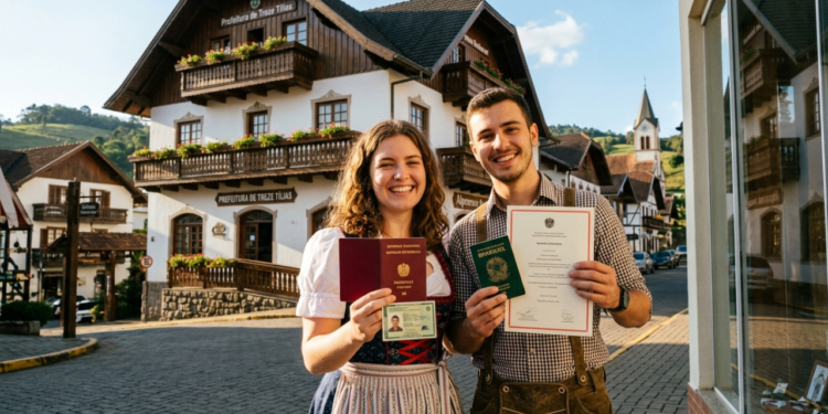 A cidade mais fiel da Europa no Brasil é desconhecida, mas 60% dos moradores têm dupla cidadania e arquitetura obrigatória