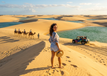 O “Saara do Nordeste” brasileiro tem dunas que mudam de lugar todos os dias e passeios de dromedário que parecem de outro país