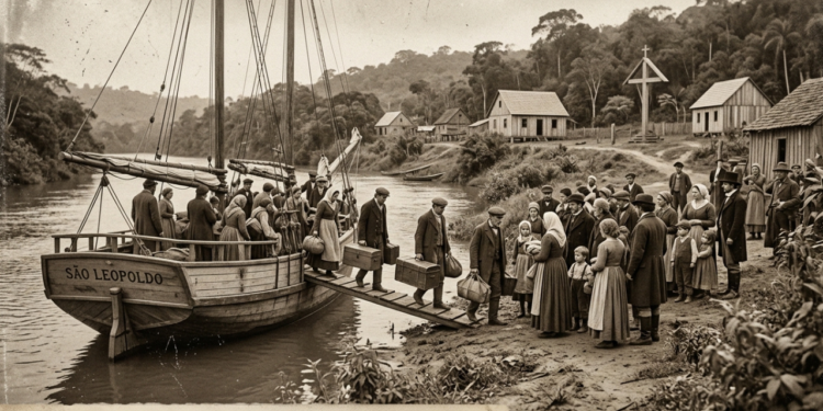 Há mais de 200 anos, em 1824, cerca de 39 pessoas chegaram de barco e iniciaram a história do berço da imigração alemã no Brasil