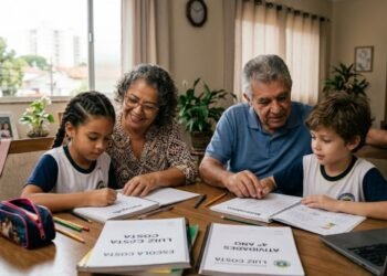 Avós que participam da rotina escolar das crianças contribuem para o desempenho e a disciplina