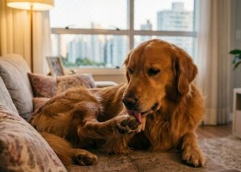 Sinais silenciosos de que seu cachorro pode estar mais ansioso, estressado e emocionalmente sobrecarregado dentro de casa