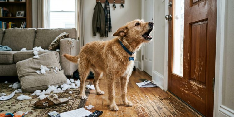 O que significa para o seu cão latir quando você sai de casa, segundo treinadores
