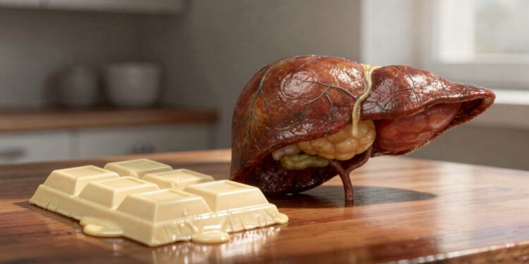 O que o chocolate branco faz no fígado e nos picos de insulina