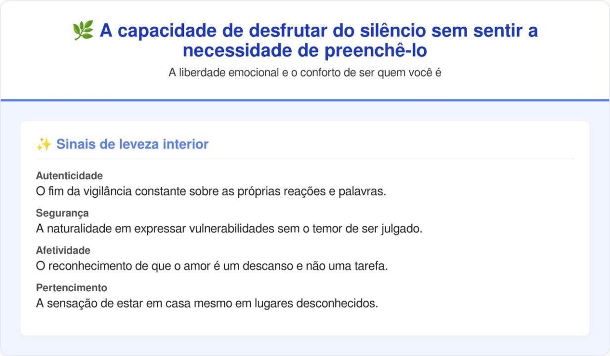 Você sabe que está com a pessoa certa quando a paz que ela traz não depende de esforço constante