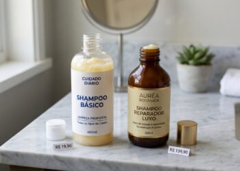 Os cabeleireiros explicam: “Não é verdade que shampoo caro é sempre melhor para o cabelo”