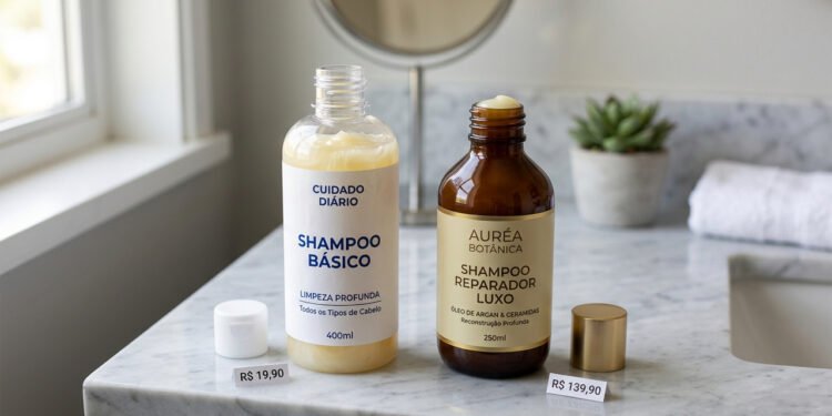 Os cabeleireiros explicam: “Não é verdade que shampoo caro é sempre melhor para o cabelo”