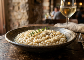 Chefs italianos concordam: para deixar o risoto mais cremoso sem exagerar na manteiga, o segredo é mexer menos do que muita gente imagina